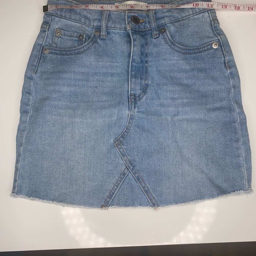 Levi’s girl high rise skirt size 10 regular - Picture 7 of 8